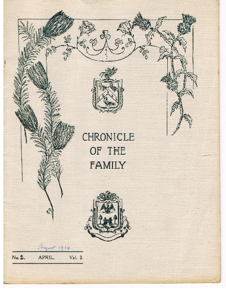 chronicle-of-the-family-front-cover-august-1914