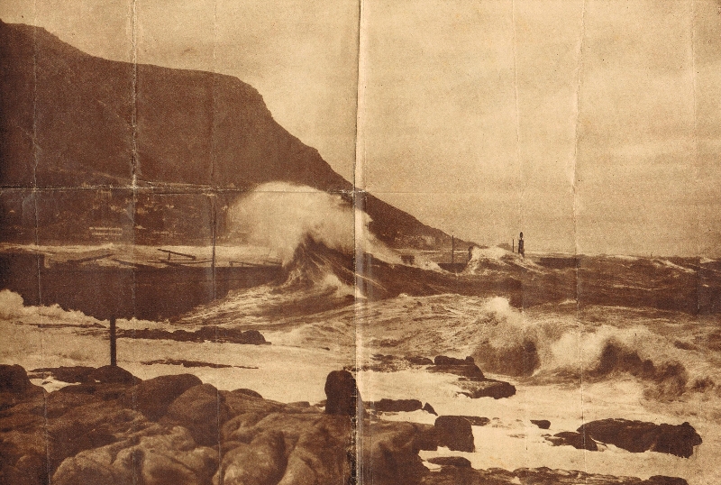 kalk-bay-1930-heavy-seas-breaking-over-jetty-cape-times-11-1-1930