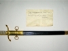 Admiral W Henderson's Dirk held by Jan Biggs